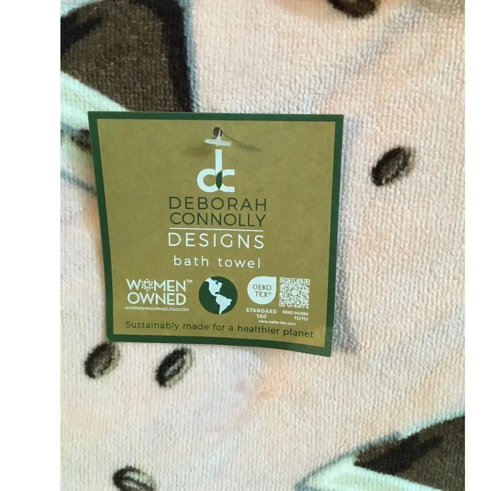Deborah Connolly Designs Espresso Martini 5-Piece Towel Set NWT